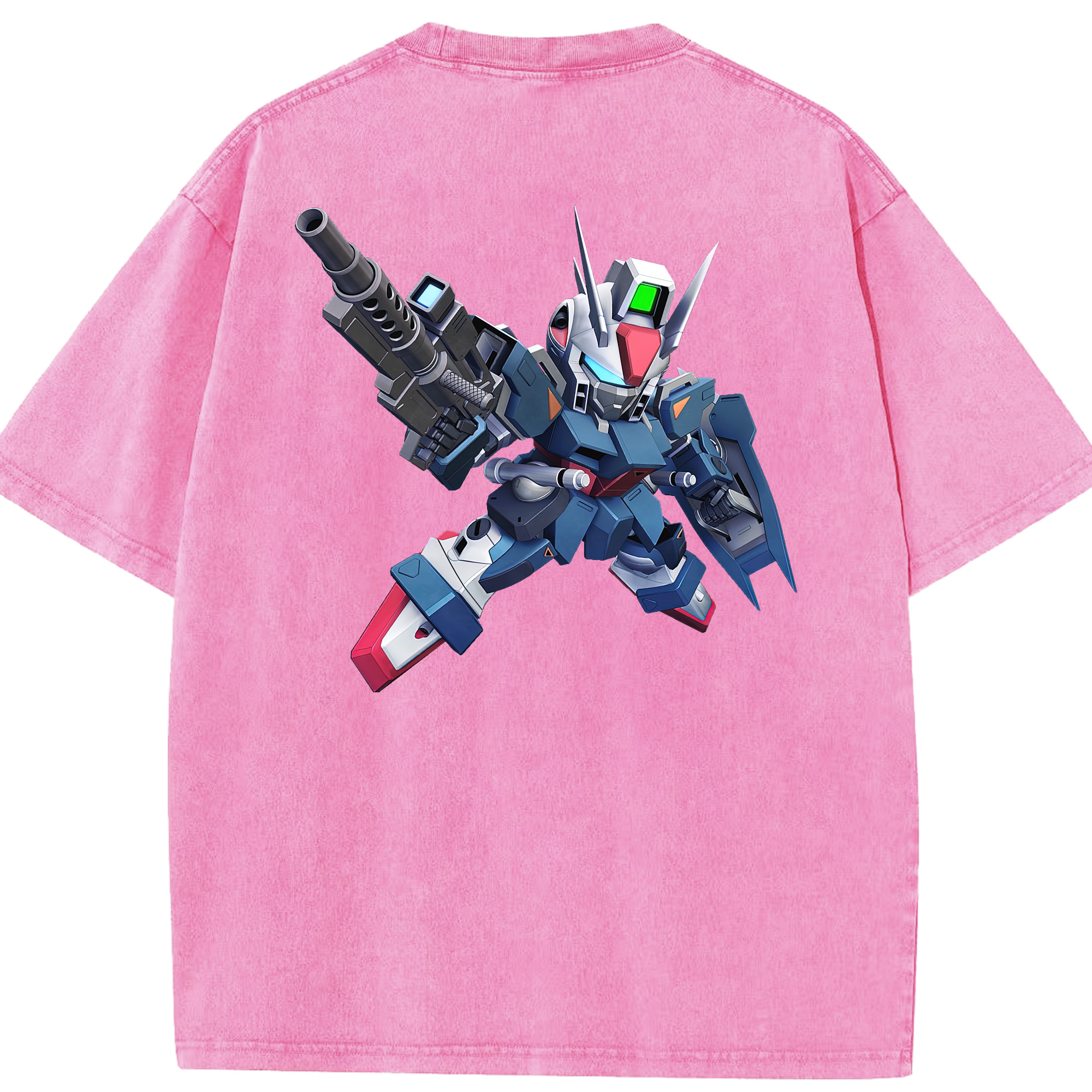 （画像用） 機動戦士ガンダム Mobile Suit Gundam 綿100% ヴィンテージ風 半袖Tシャツ（背面プリント）
